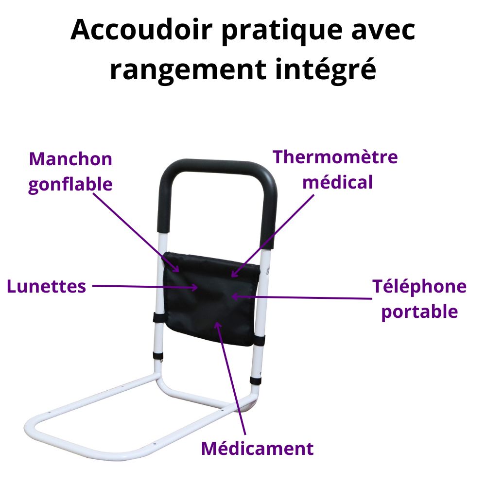 Accoudoir de chevet pour assistance